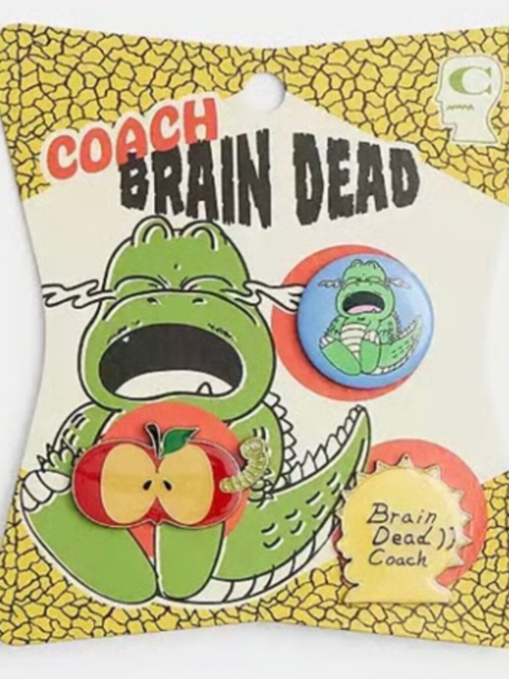 NWT Coach | Brain Dead Pin And Button Set